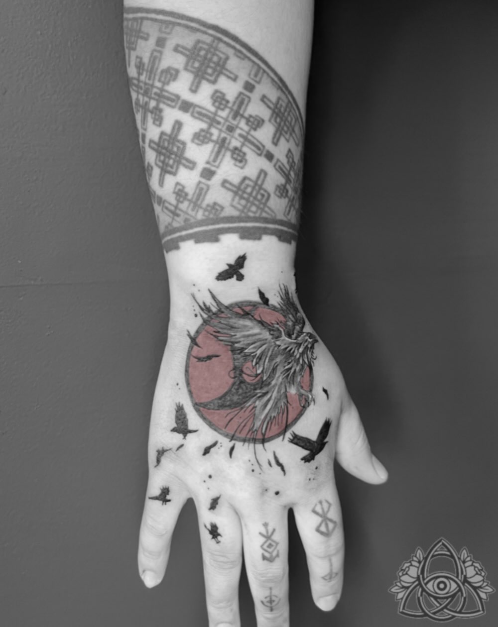 Tattoo by @tattoogarden — black_and_grey