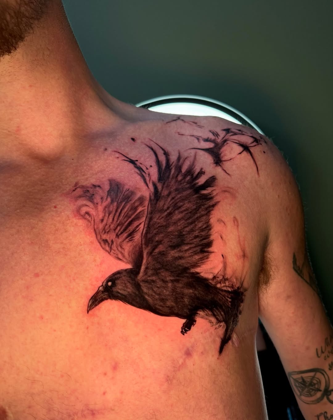 Tattoo by @crose.o1 — blackwork, illustrative