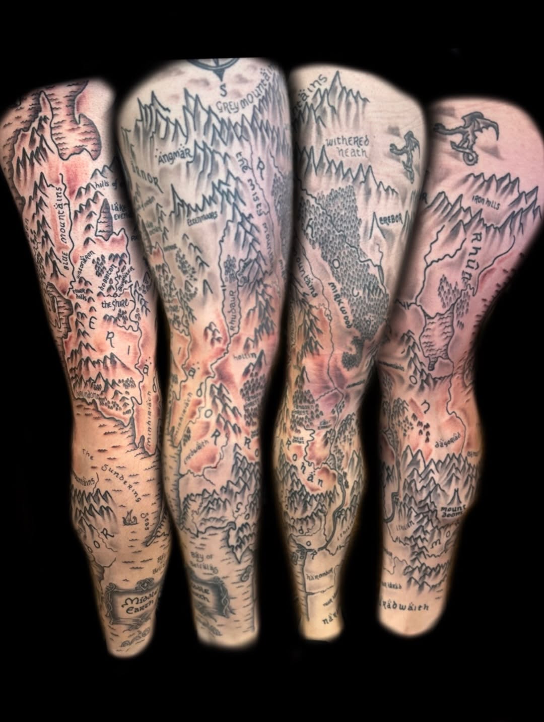Tattoo by @nickbonestattoos — black_and_grey, illustrative