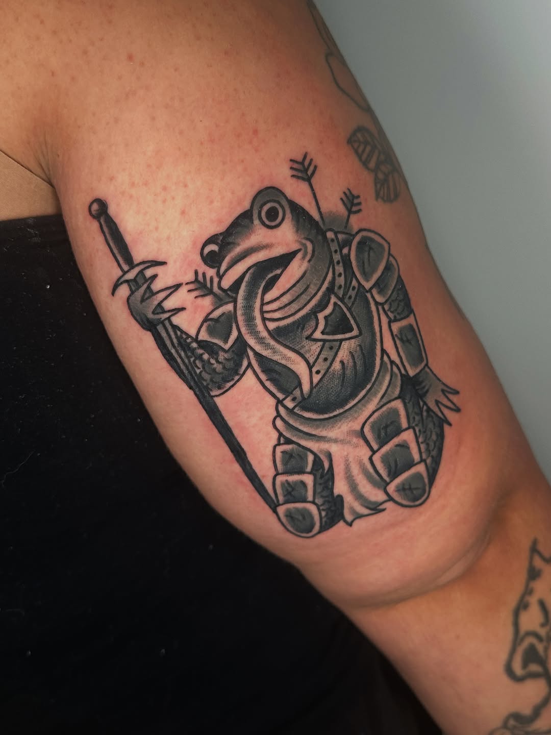 Tattoo by @spenceytattoos — american_traditional, illustrative