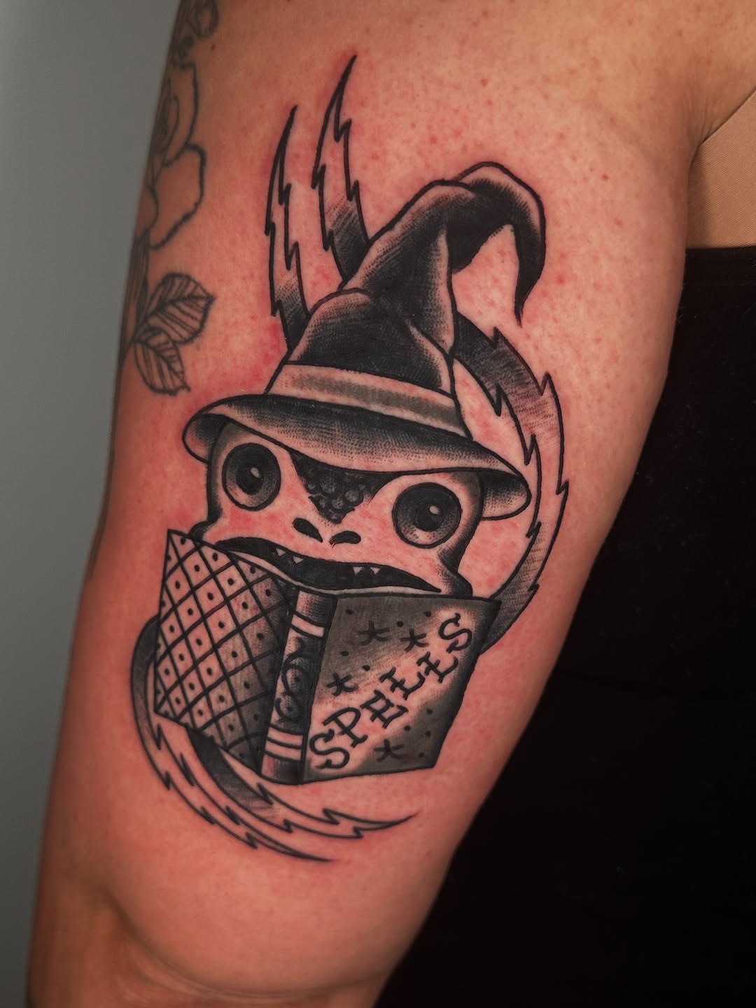 Tattoo by @spenceytattoos — american_traditional, illustrative