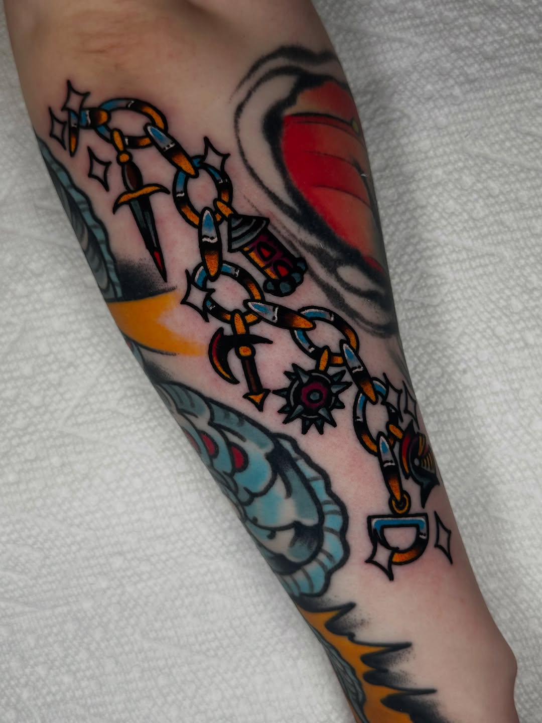 Tattoo by @spenceytattoos — american_traditional, illustrative