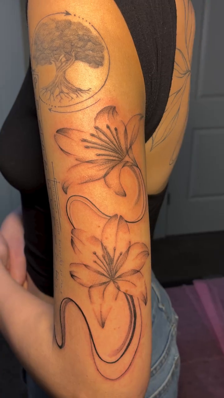 Tattoo by @sc.tatted — illustrative, fine_line