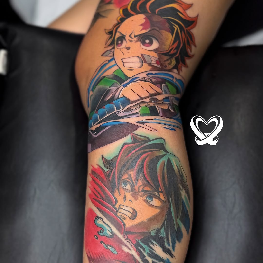 Tattoo by @deussayink — anime