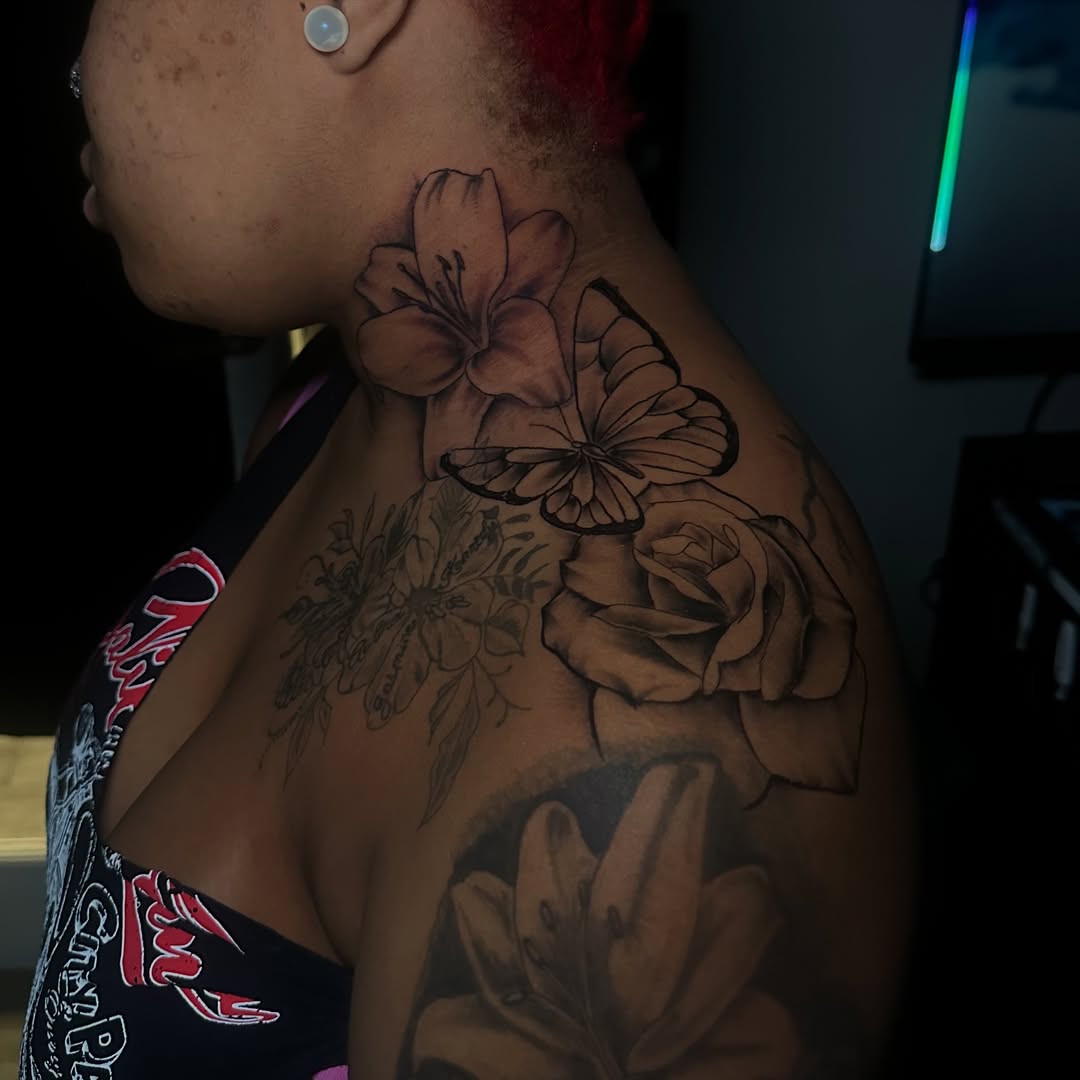 Tattoo by @tattedbytuck โ illustrative, black_and_grey