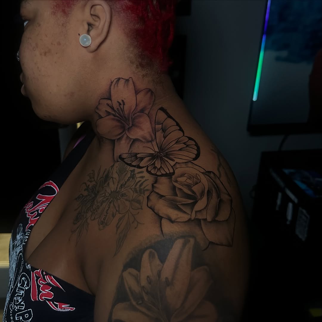 Tattoo by @tattedbytuck โ illustrative, black_and_grey