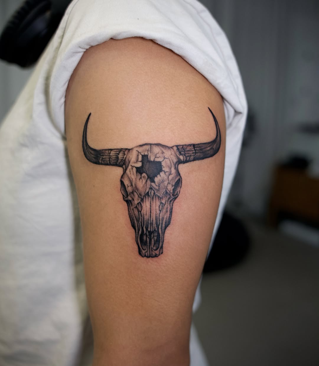 Tattoo by @lovechasetattoo — black_and_grey, realism