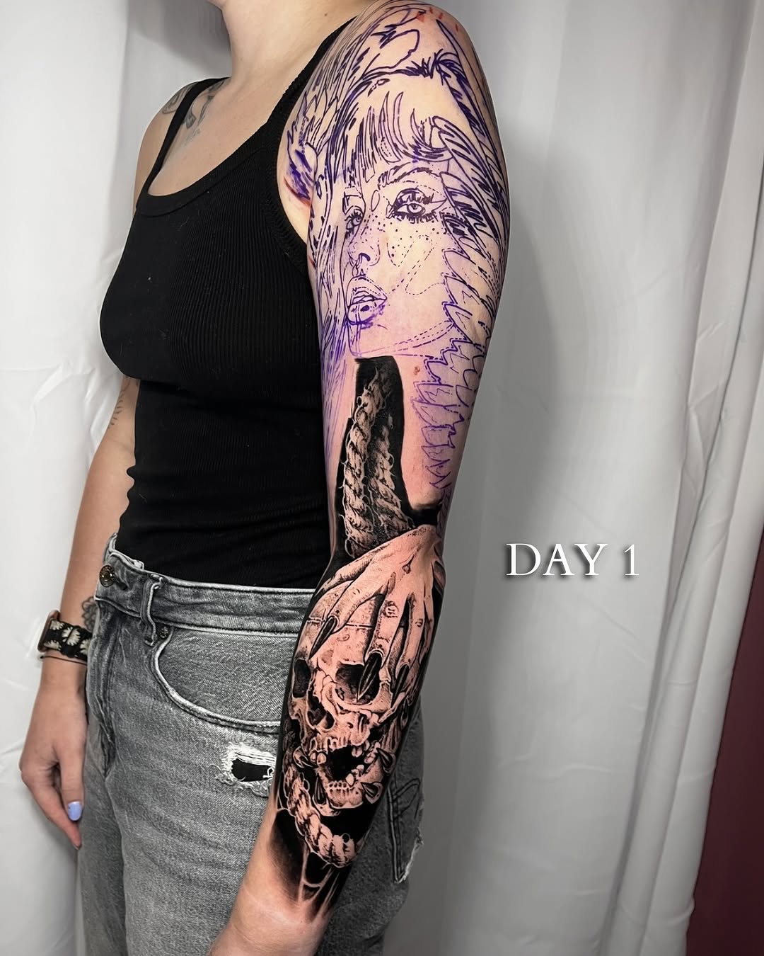 Tattoo by @tattoosbycameronj — black_and_grey, realism