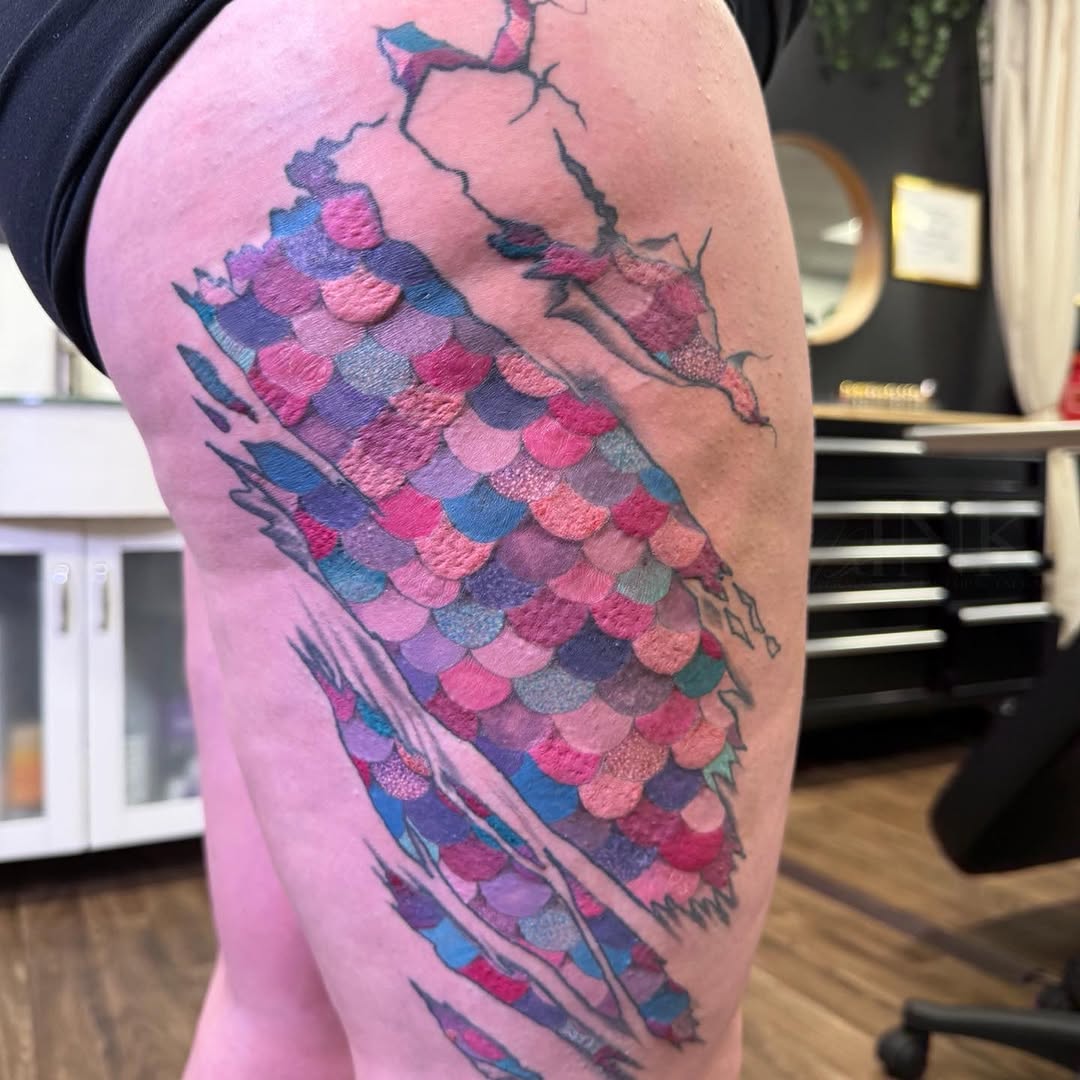 Tattoo by @pxinkpmutattoos โ new_school