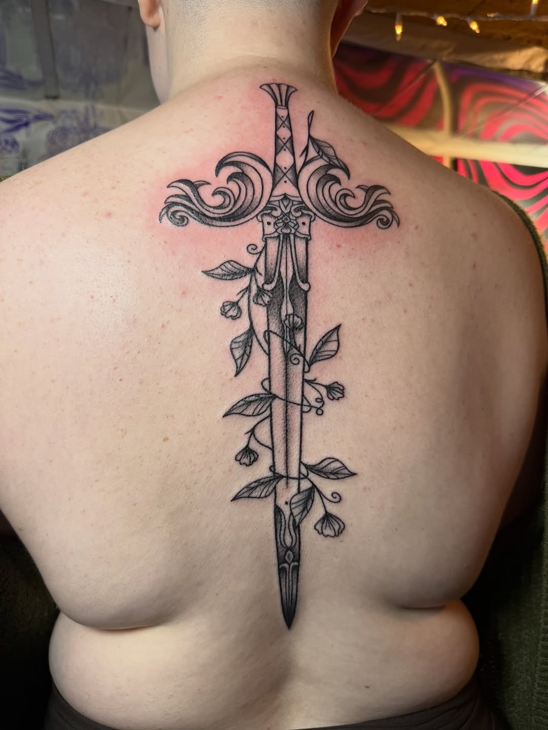 Tattoo by @jenpokes β blackwork