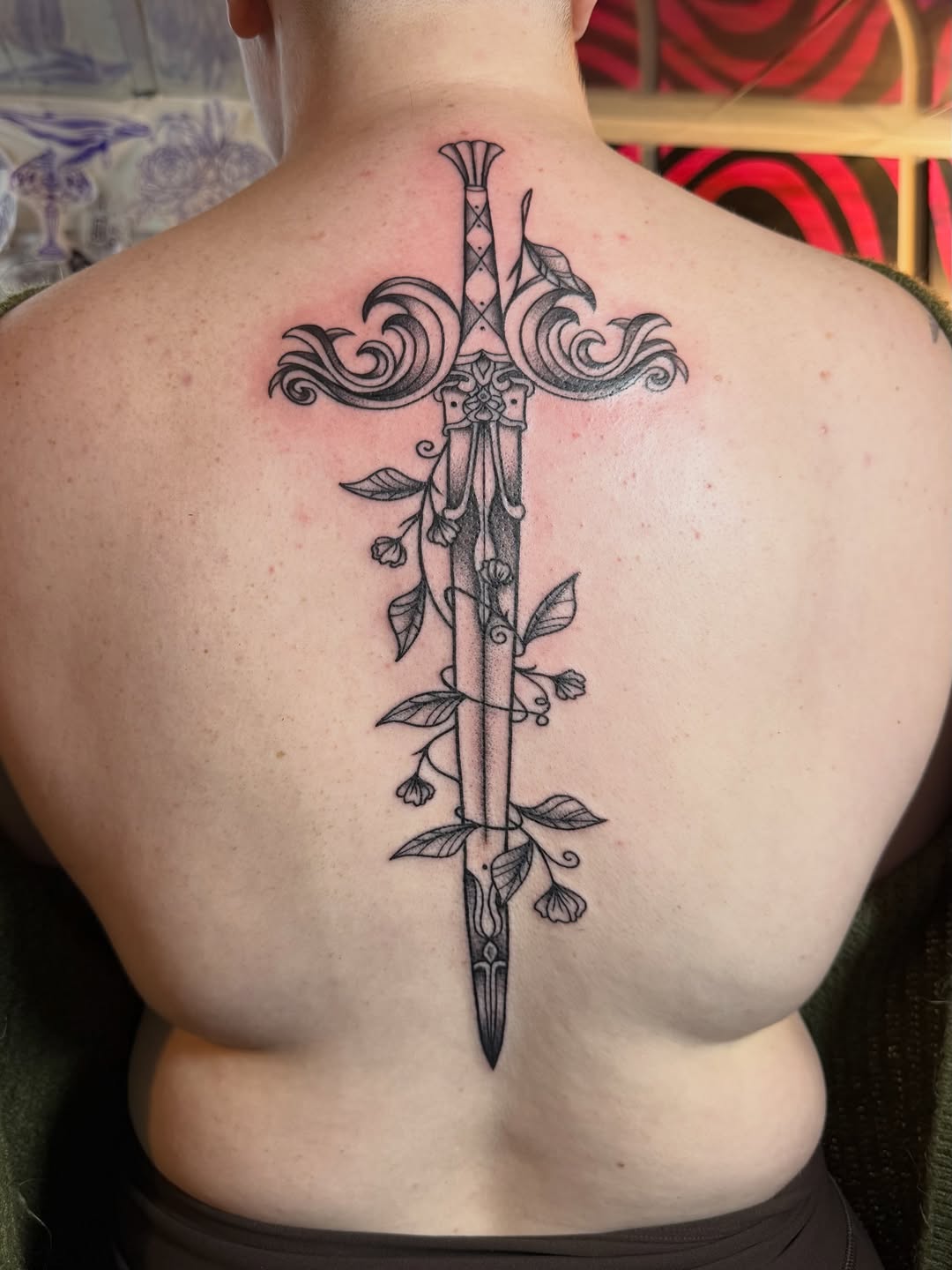 Tattoo by @jenpokes β blackwork