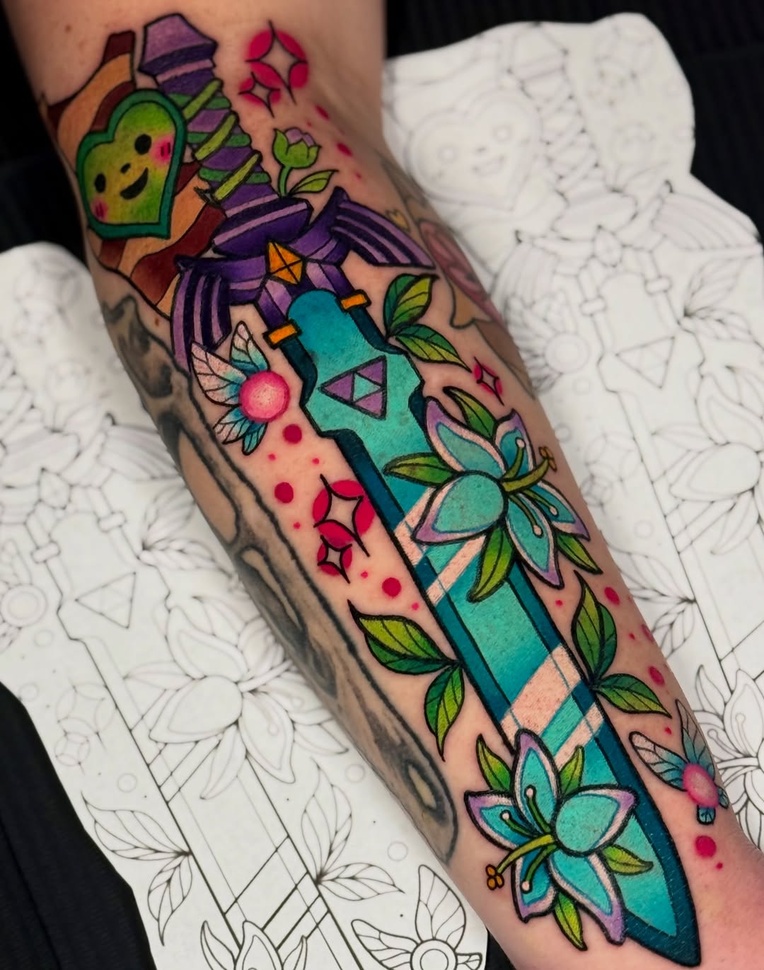 Tattoo by @briannadicksonart — new_school, anime