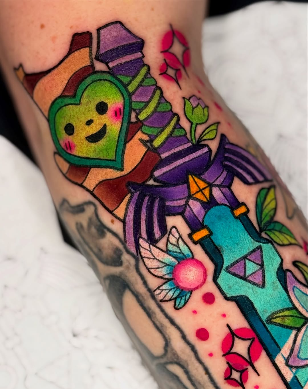 Tattoo by @briannadicksonart — new_school, anime