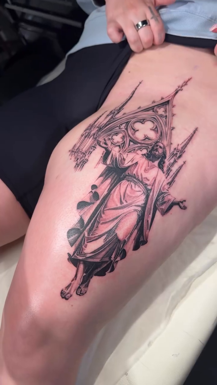Tattoo by @ken.tatts — dark_realism