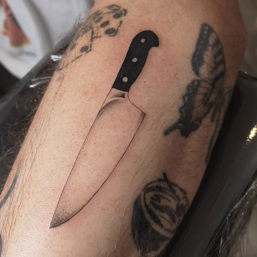 Tattoo by @m3ga.p1xlz — realism, black_and_grey