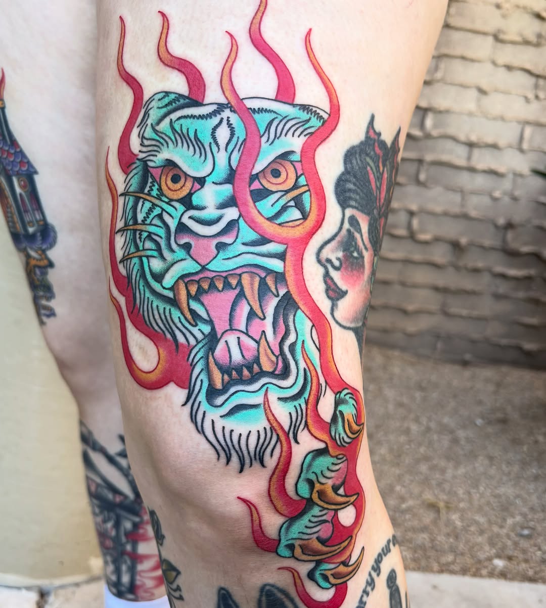 Tattoo by @tattoosbyallyy — american_traditional, neo_traditional