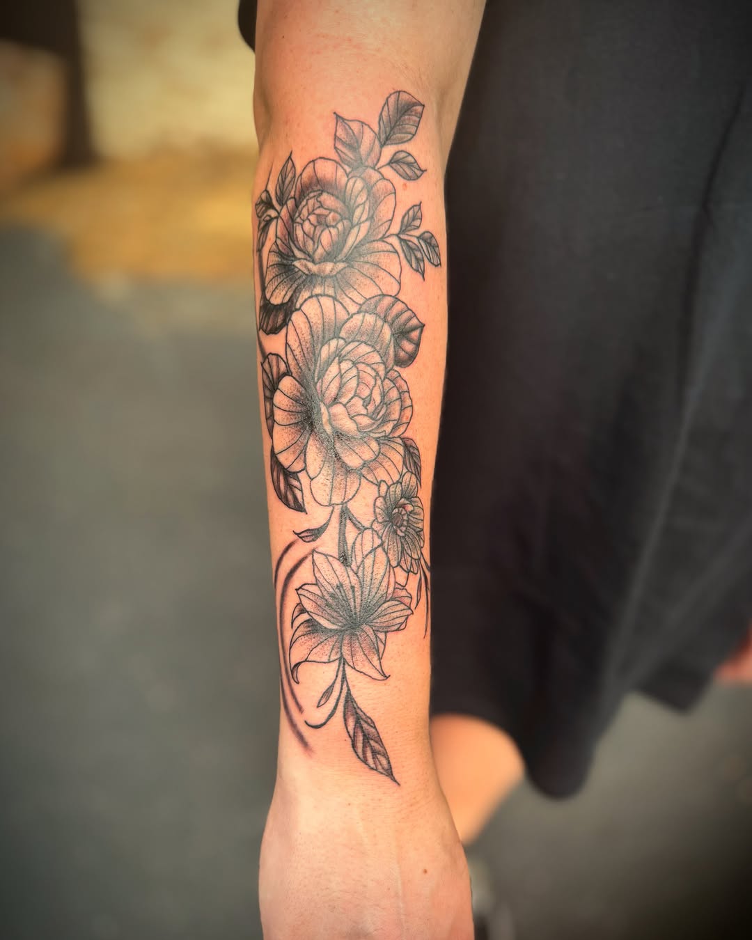 Tattoo by @chrisadkinstattoos — fine_line, black_and_grey