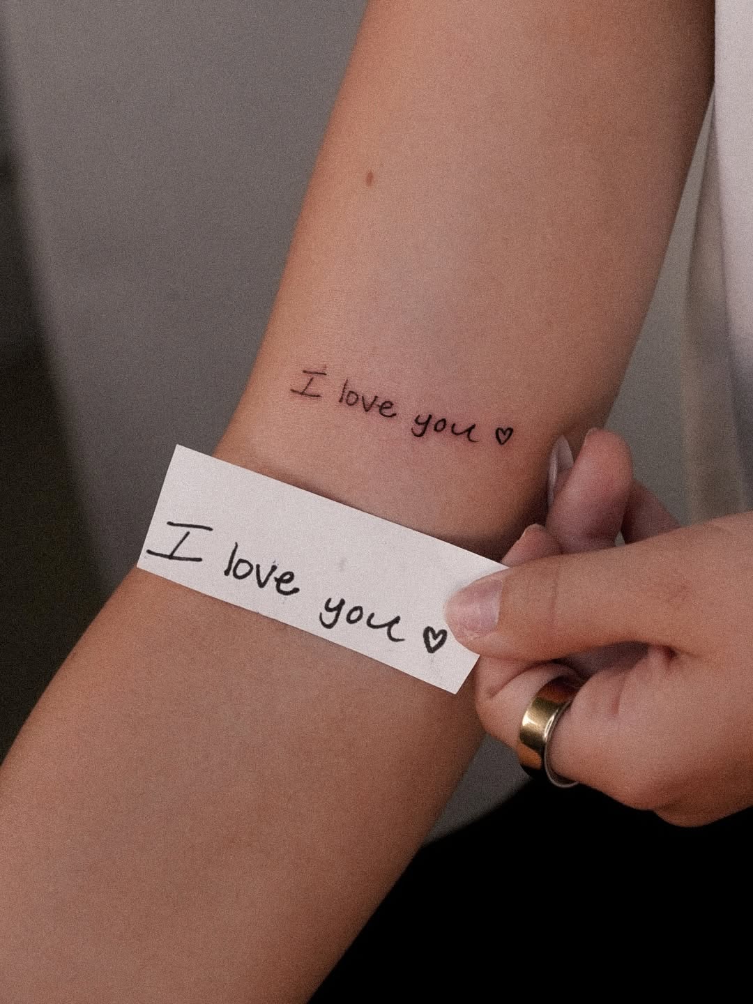 Tattoo by @byjoychristiana — lettering_script, fine_line