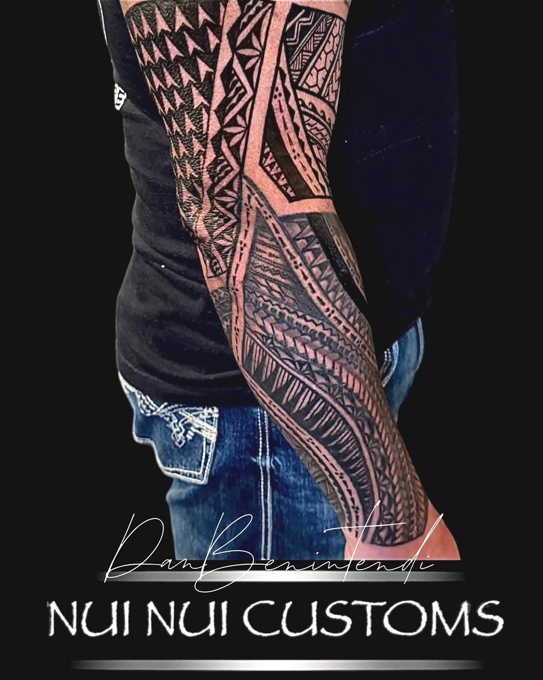 Tattoo by @nui_nui_customs — tribal, blackwork