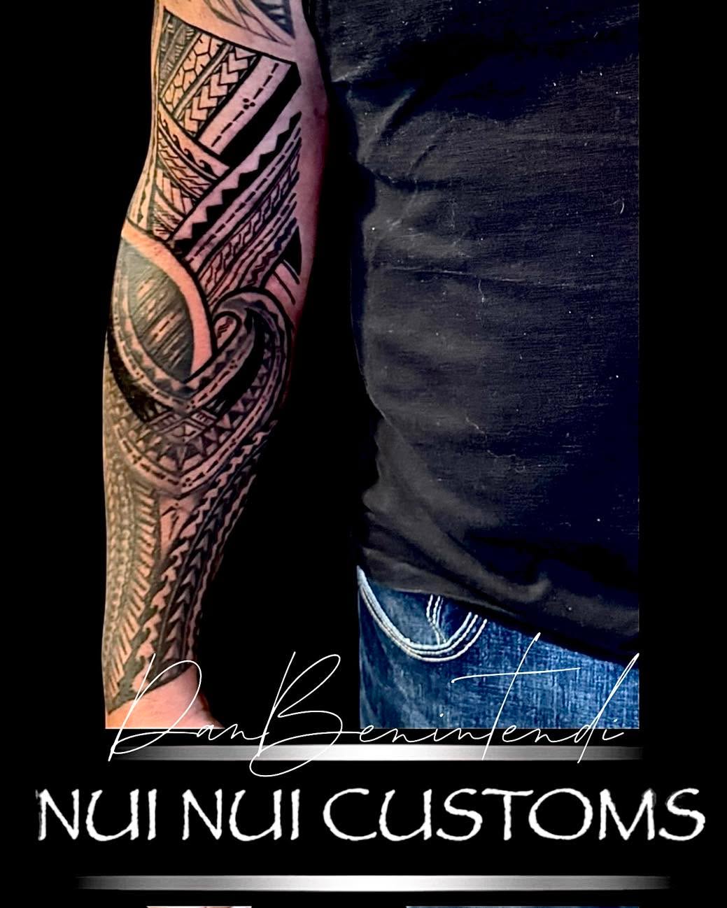Tattoo by @nui_nui_customs — tribal, blackwork