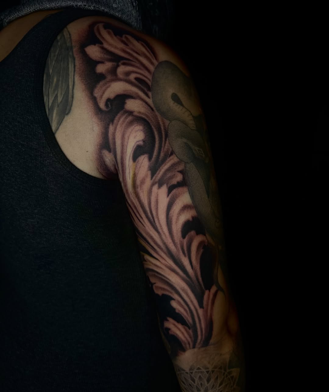 Tattoo by @forbidden_skin_designs β black_and_grey, ornamental