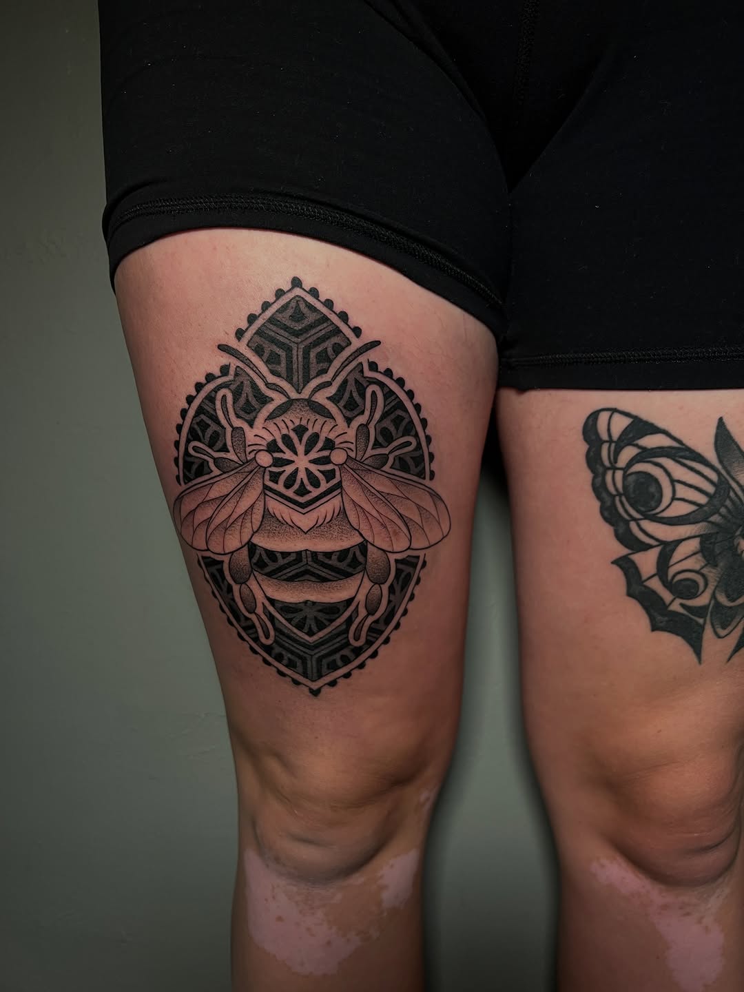 Tattoo by @maya.wild.art โ geometric, dotwork