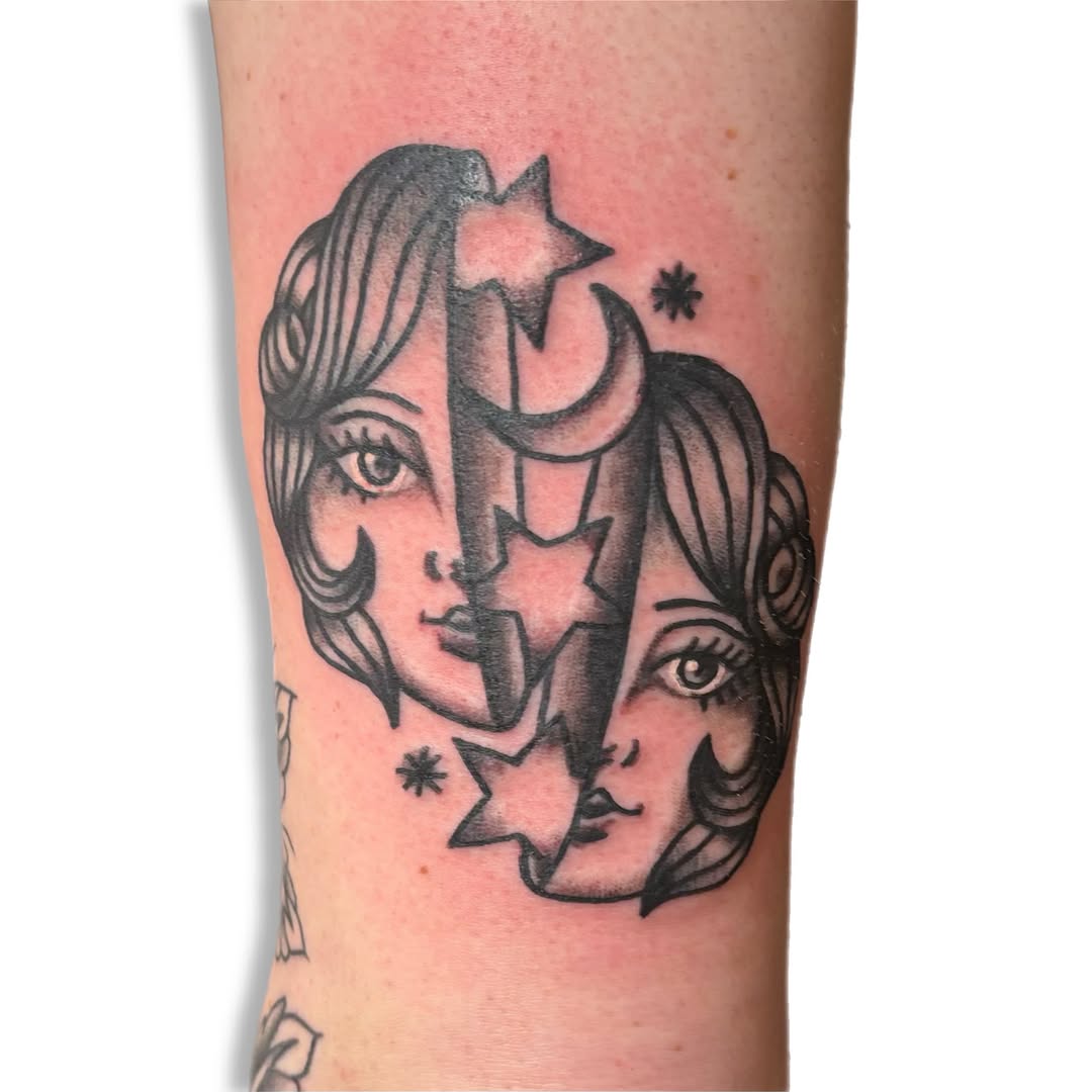 Tattoo by @plantpuketattoos — american_traditional, black_and_grey