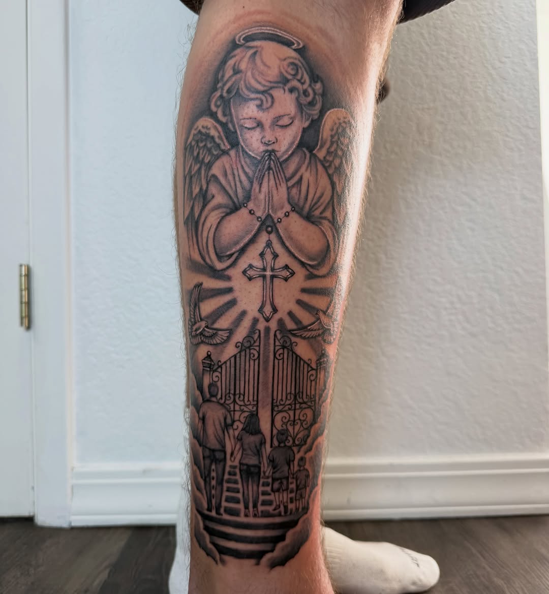 Tattoo by @angelbabyj.tattoos — black_and_grey, realism