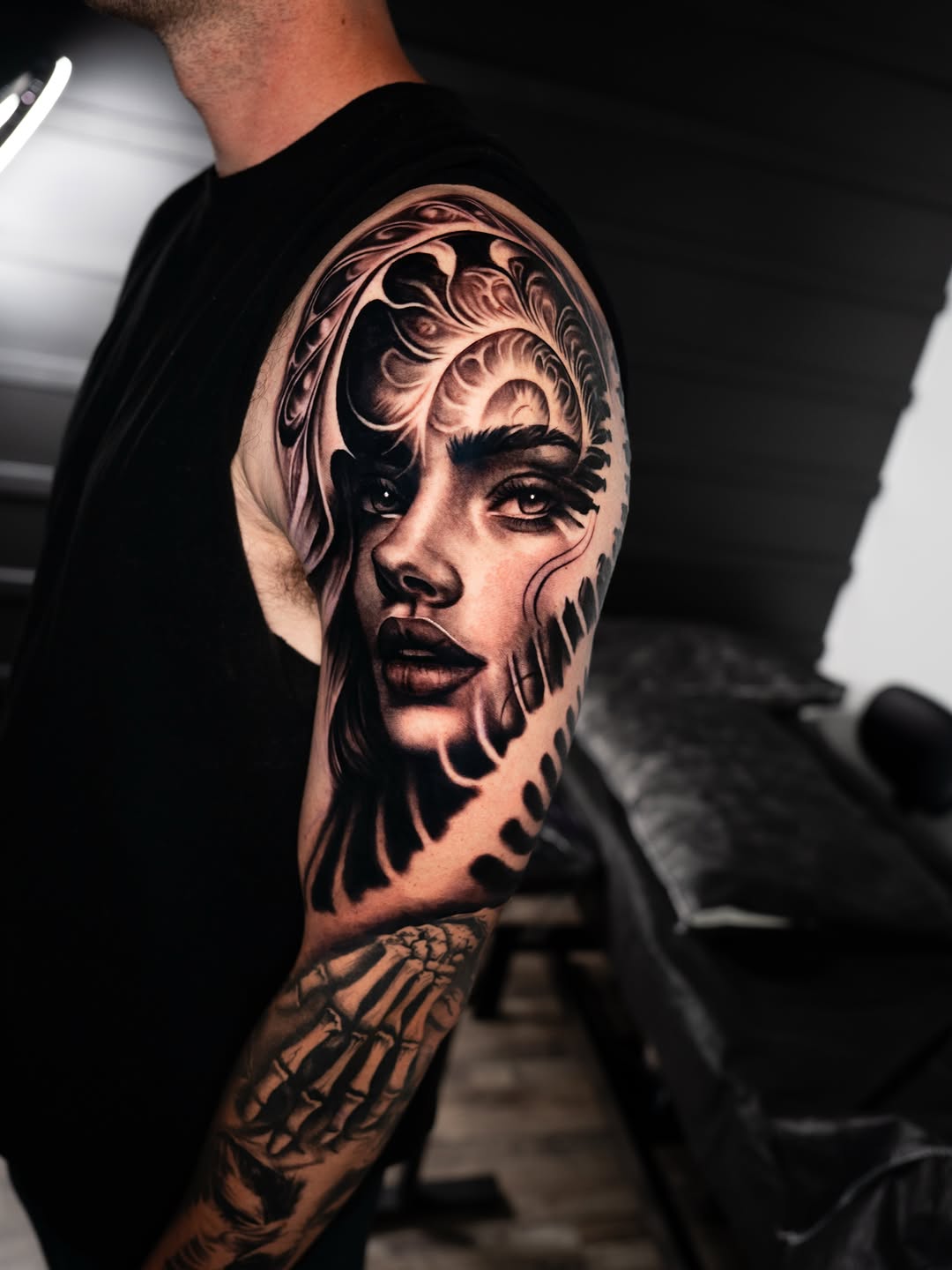 Tattoo by @mckenna_tattoo — black_and_grey, realism