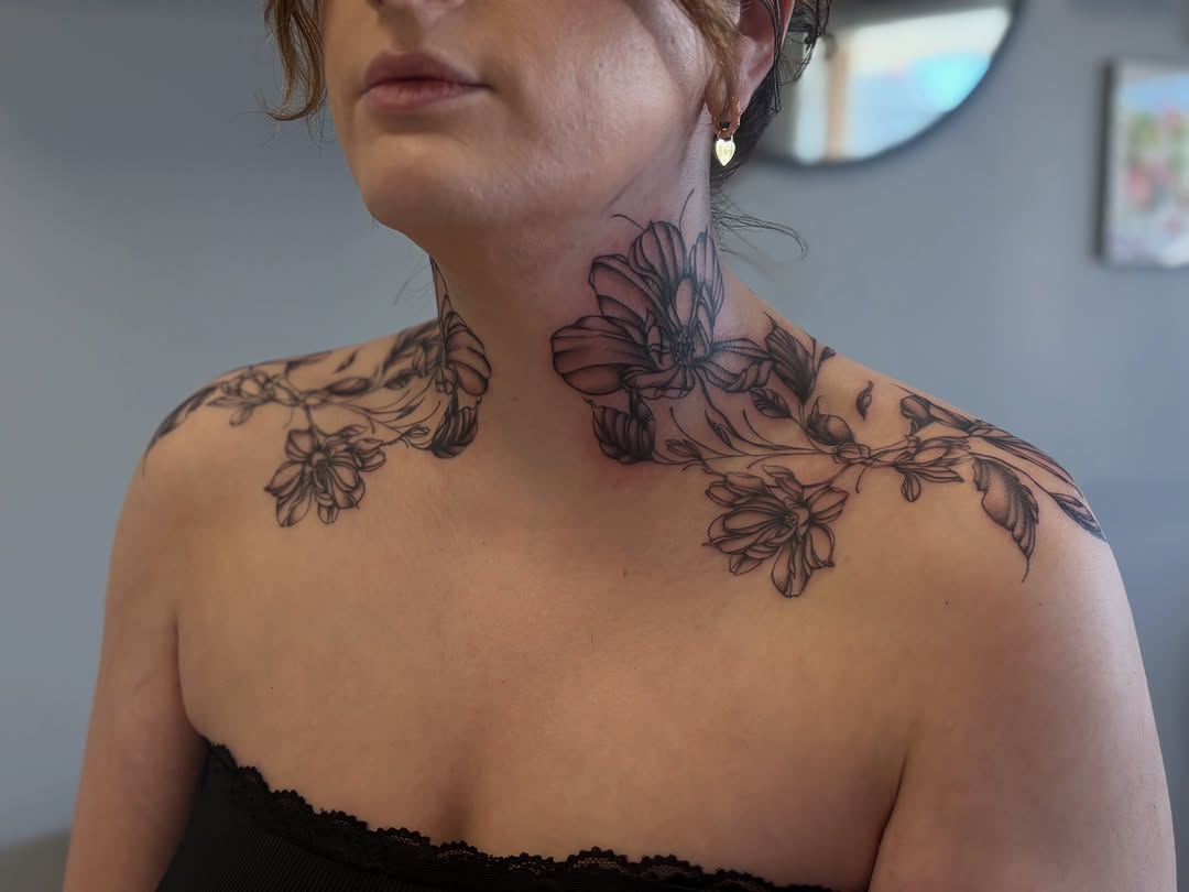 Tattoo by @dahl_house_art — fine_line, black_and_grey