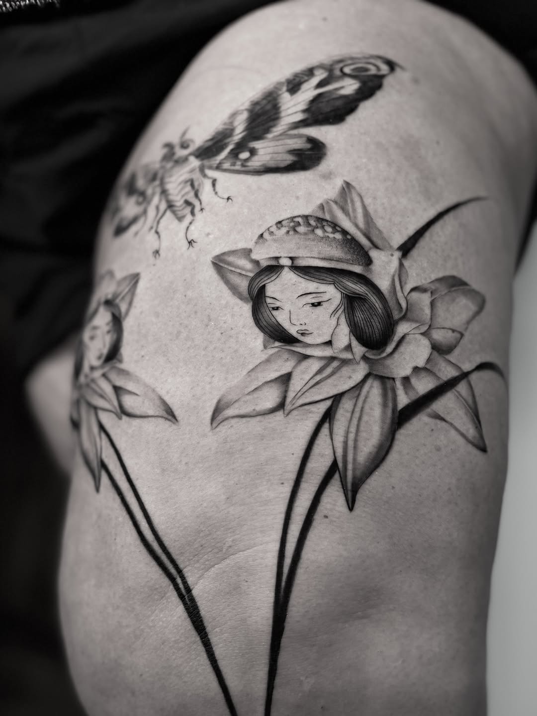 Tattoo by @dre.dayli โ black_and_grey, realism