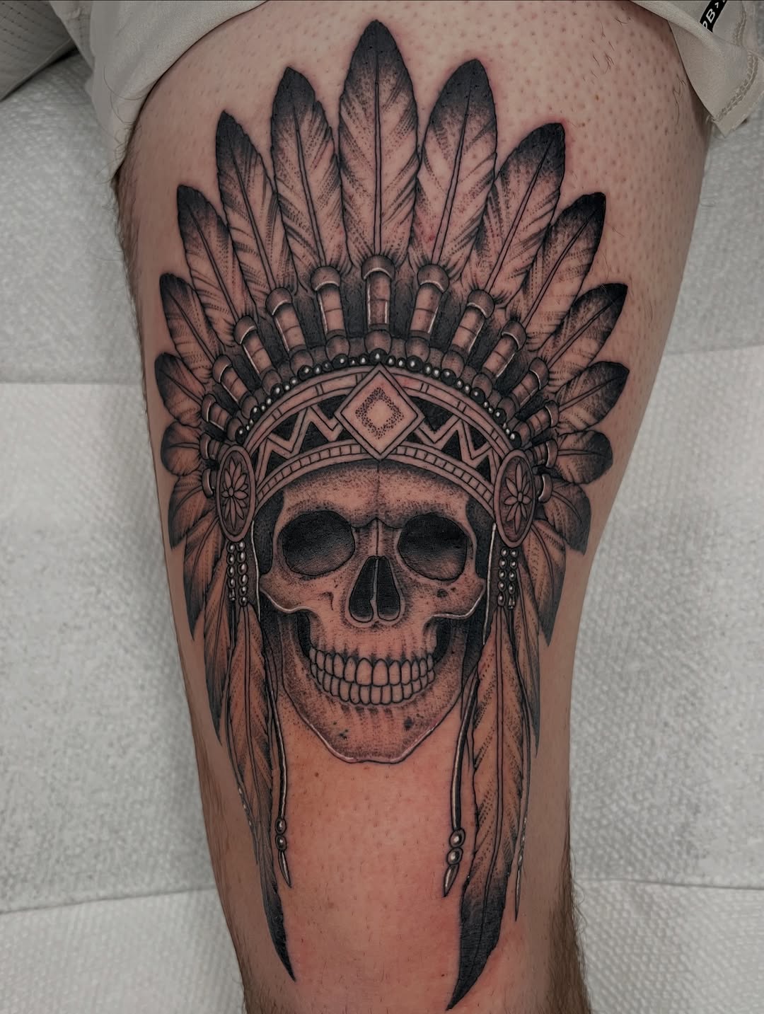 Tattoo by @tattoosbyjordanhunt — black_and_grey, realism