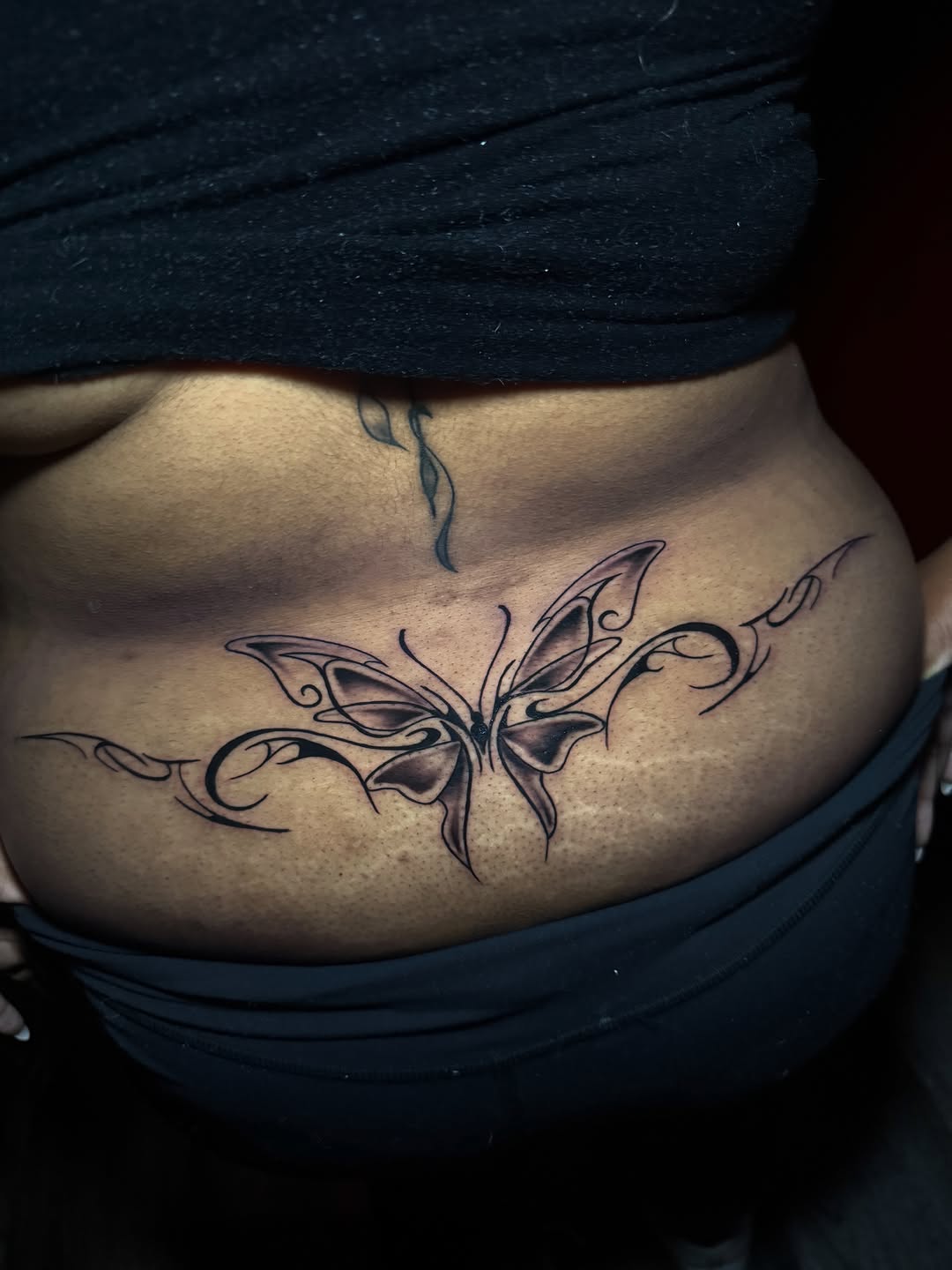Tattoo by @rylandtattoos — black_and_grey