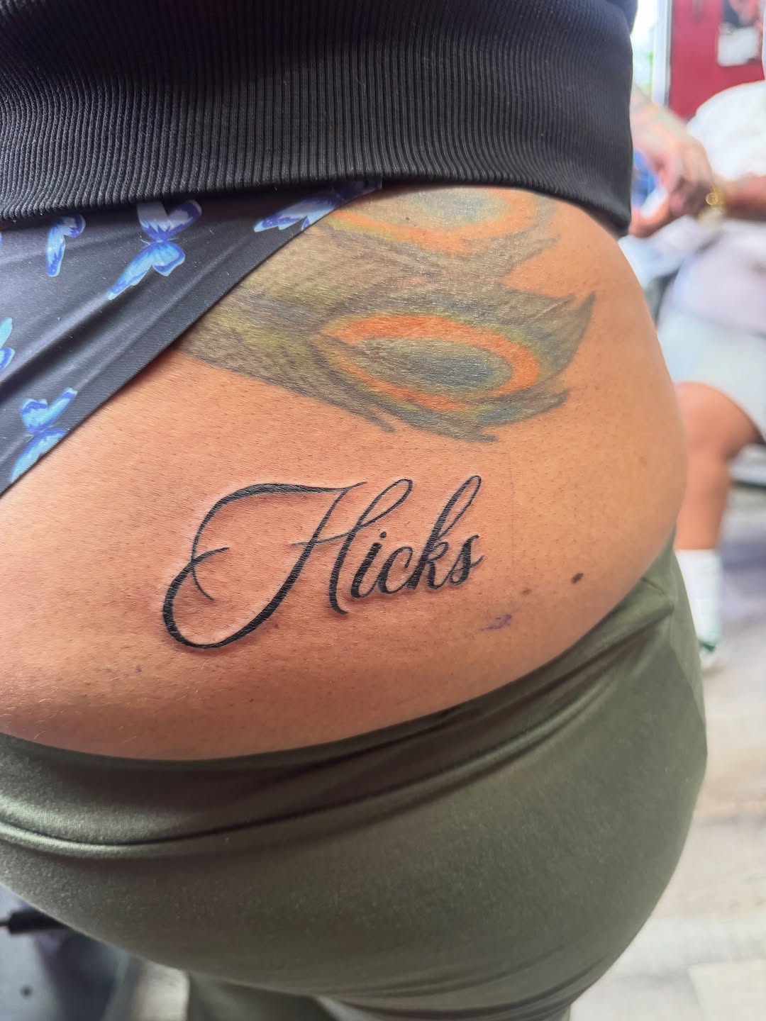 Tattoo by @rylandtattoos — lettering_script