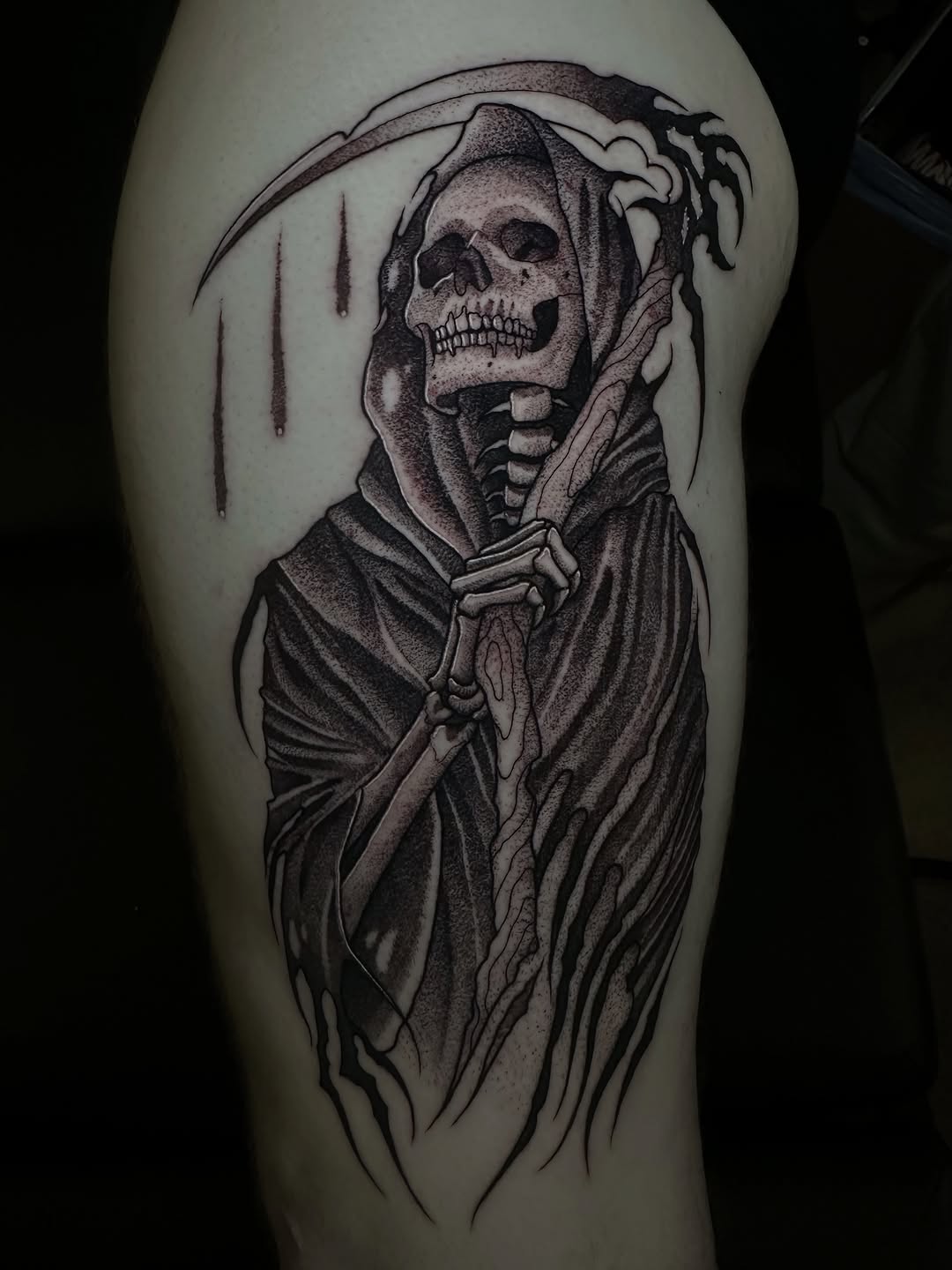 Tattoo by @brookxyn โ blackwork, illustrative