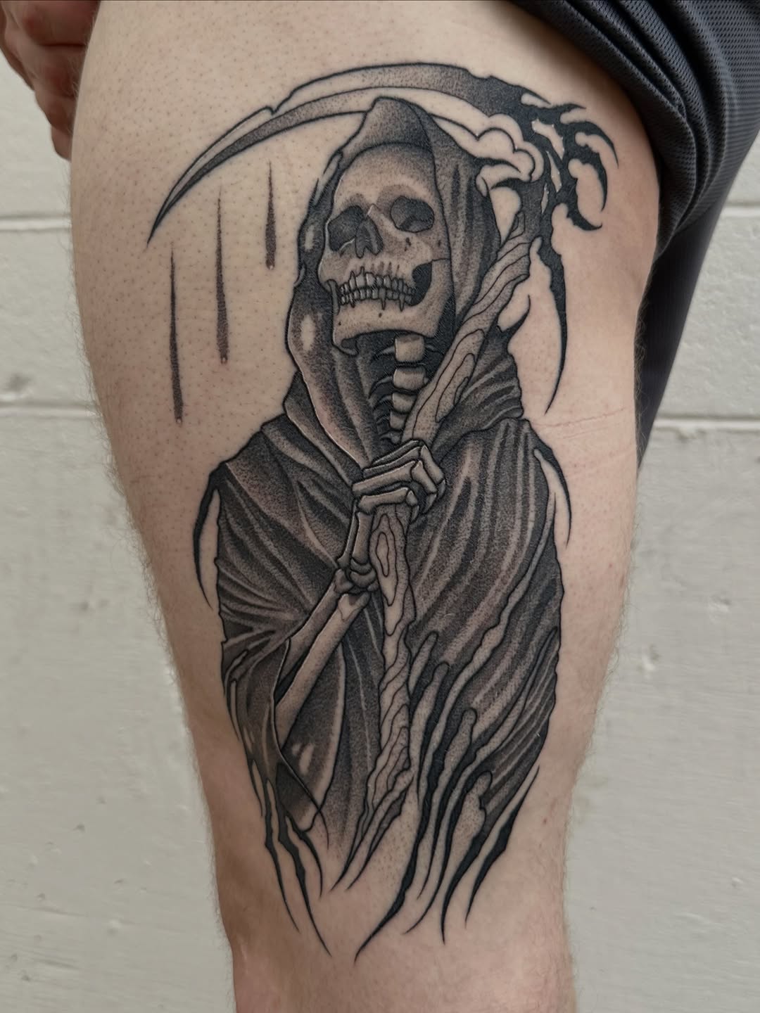 Tattoo by @brookxyn โ blackwork, illustrative