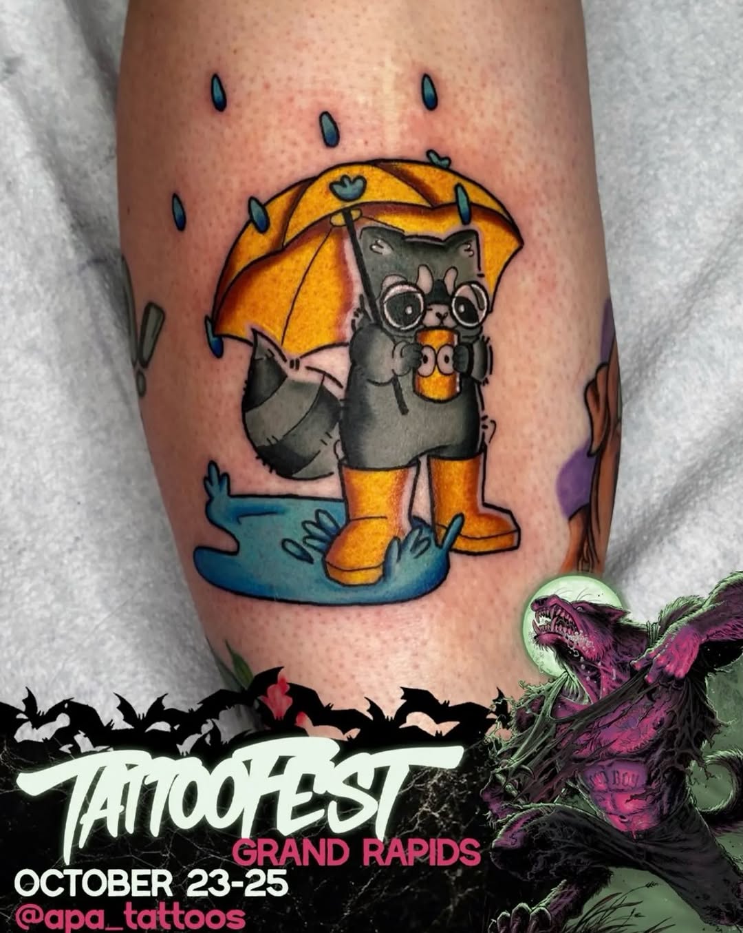 Tattoo by @apa_tattoos — new_school, anime