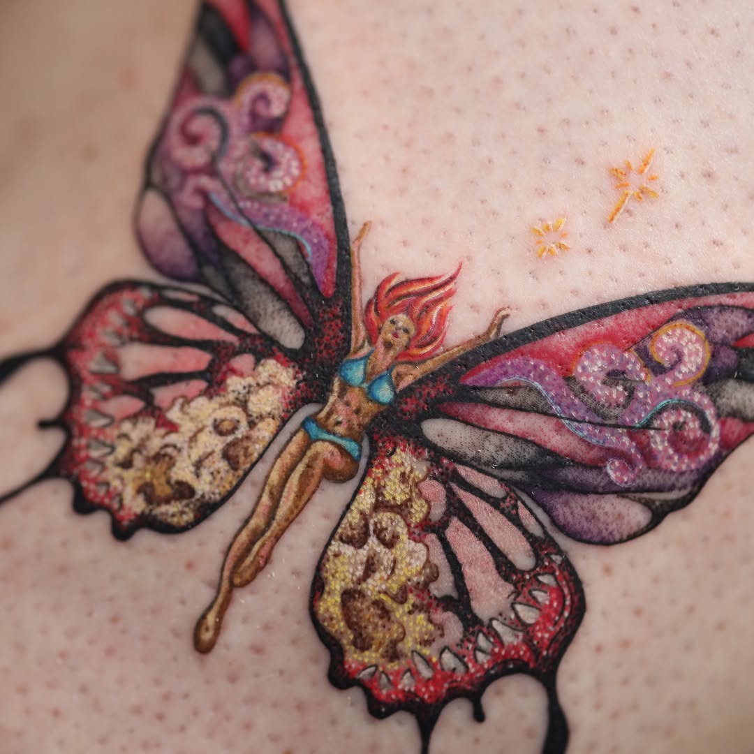 Tattoo by @litebritetattoo — illustrative, new_school