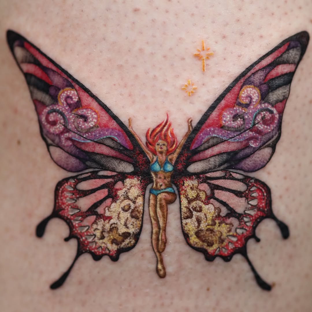 Tattoo by @litebritetattoo — illustrative, new_school