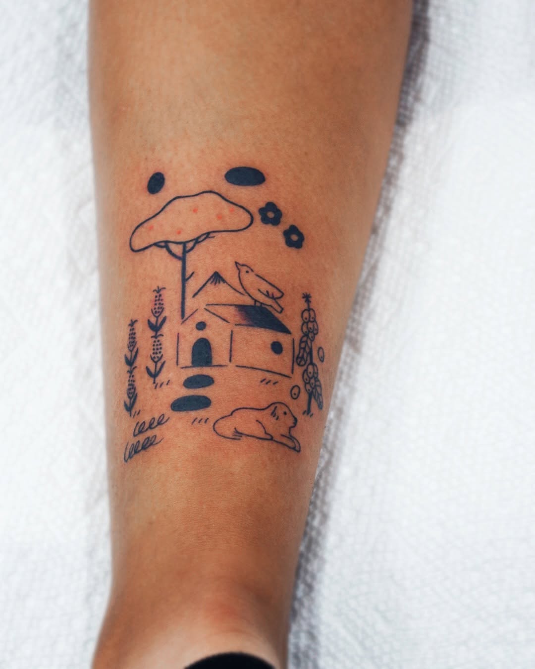 Tattoo by @jebi.tattoo — illustrative, fine_line