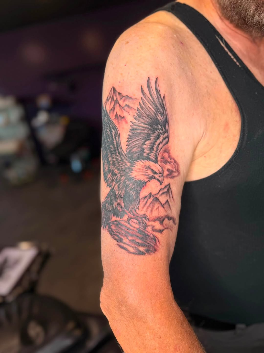 Tattoo by @boeshane — realism, black_and_grey