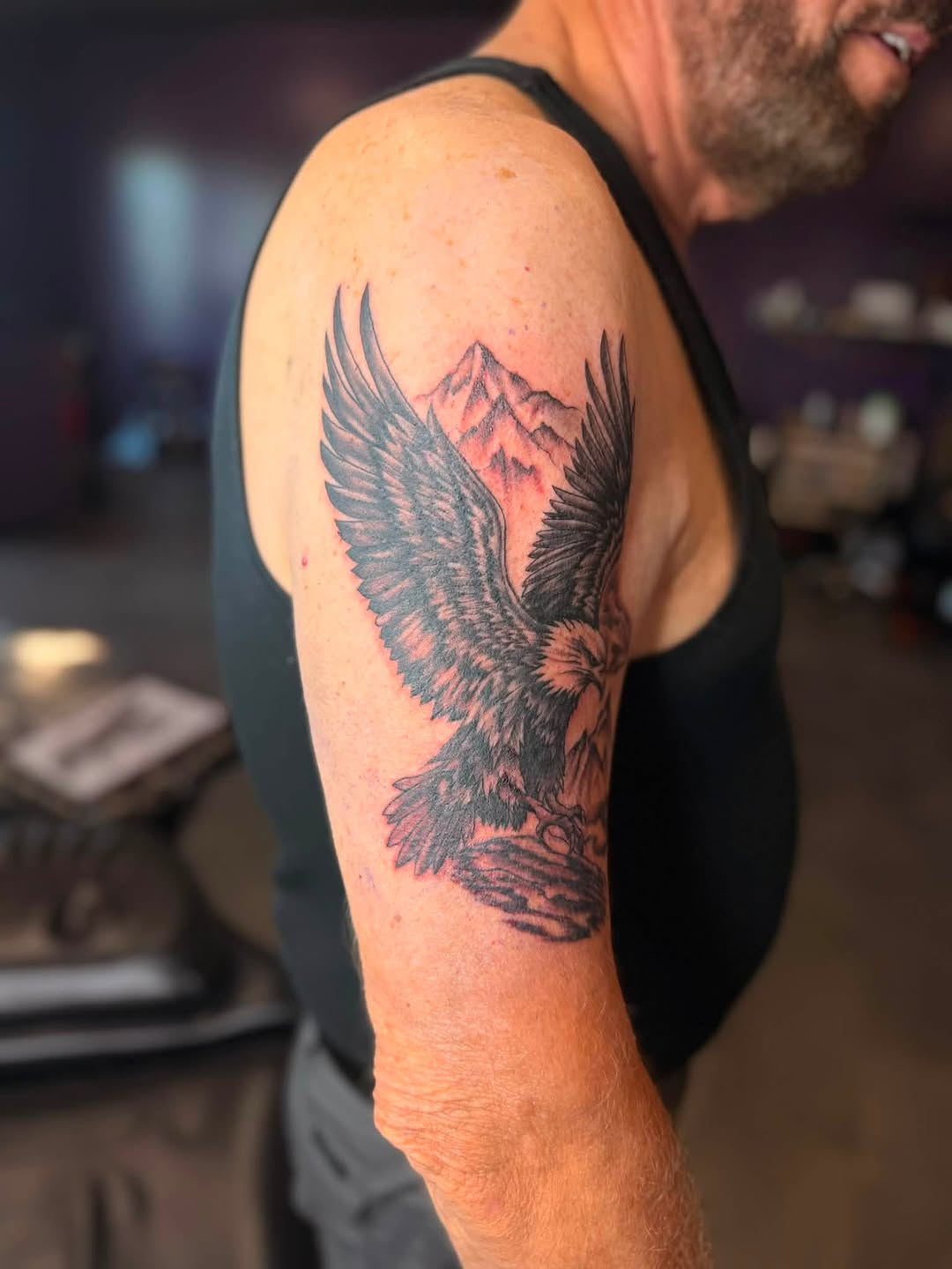 Tattoo by @boeshane — realism, black_and_grey
