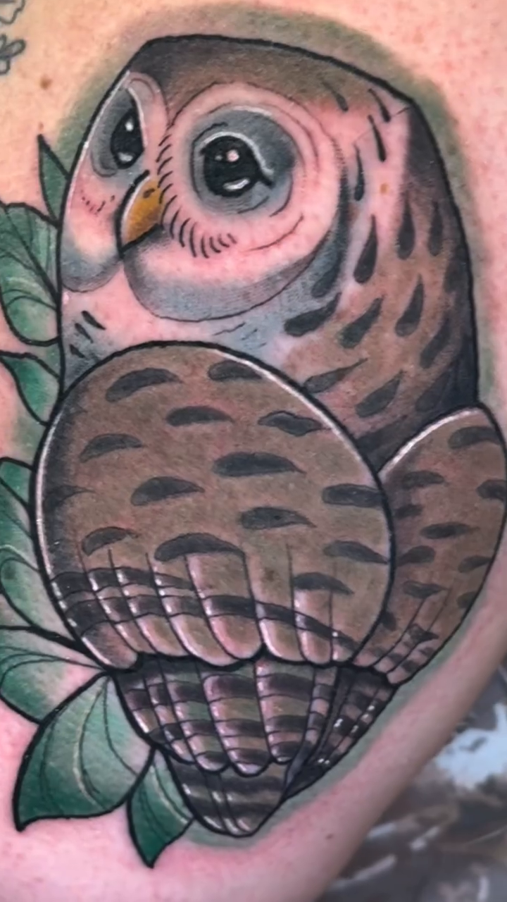 Tattoo by @smeezy_tattoos — illustrative, realism