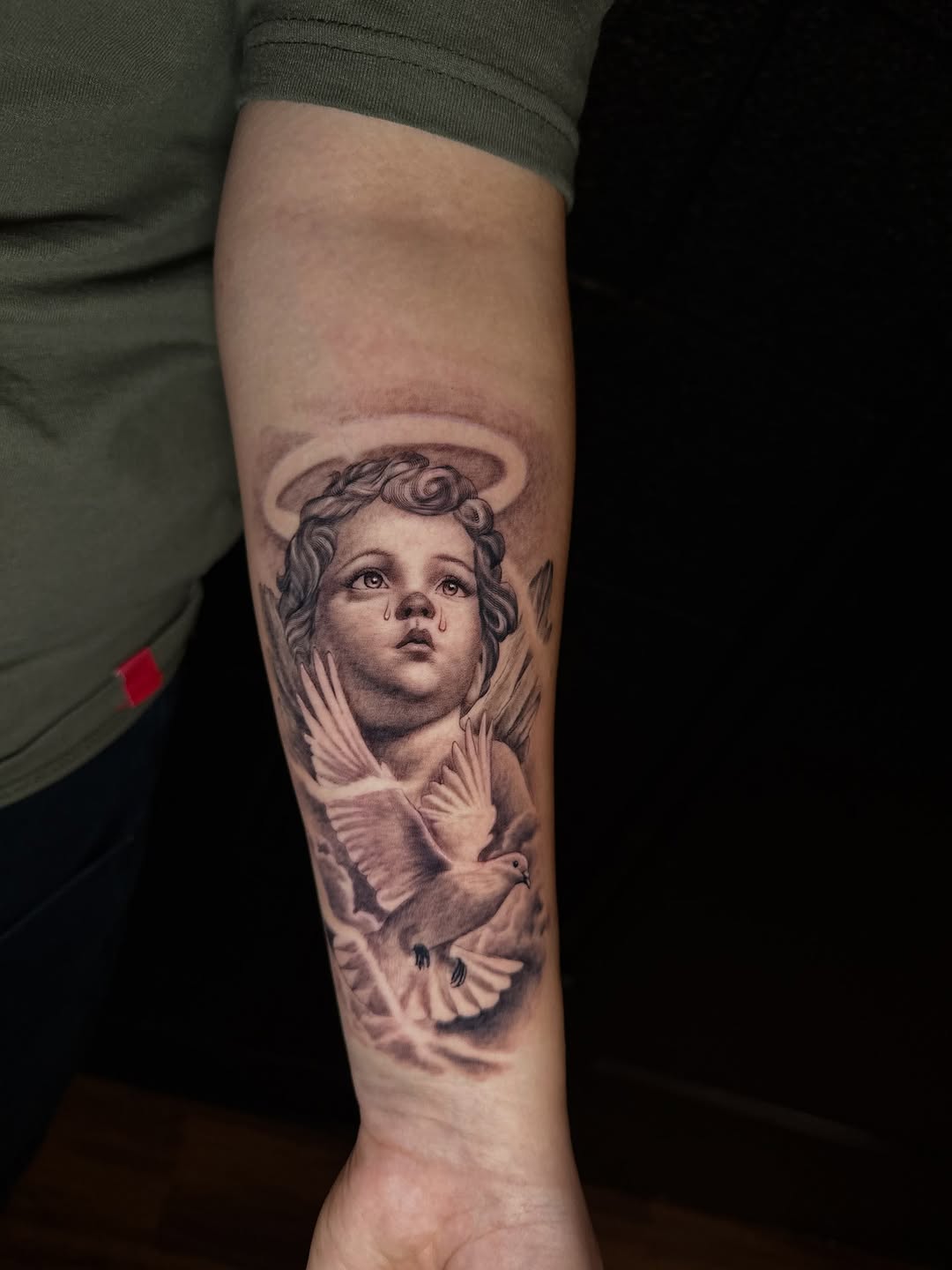Tattoo by @marioflorestattoo — realism, black_and_grey