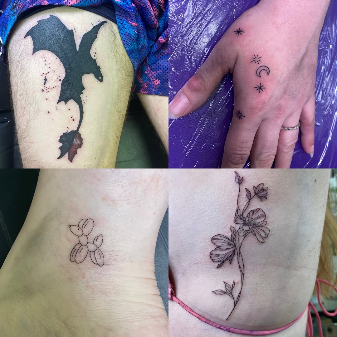 Tattoo by @katielou_tattoo โ illustrative, blackwork