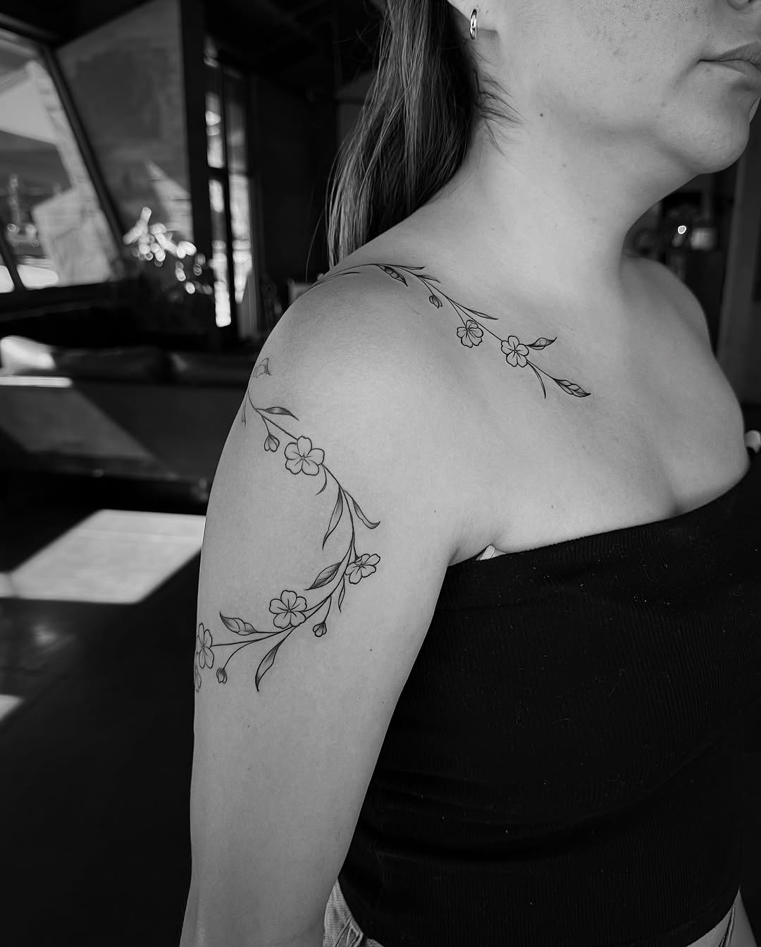 Tattoo by @jewels_inks โ fine_line