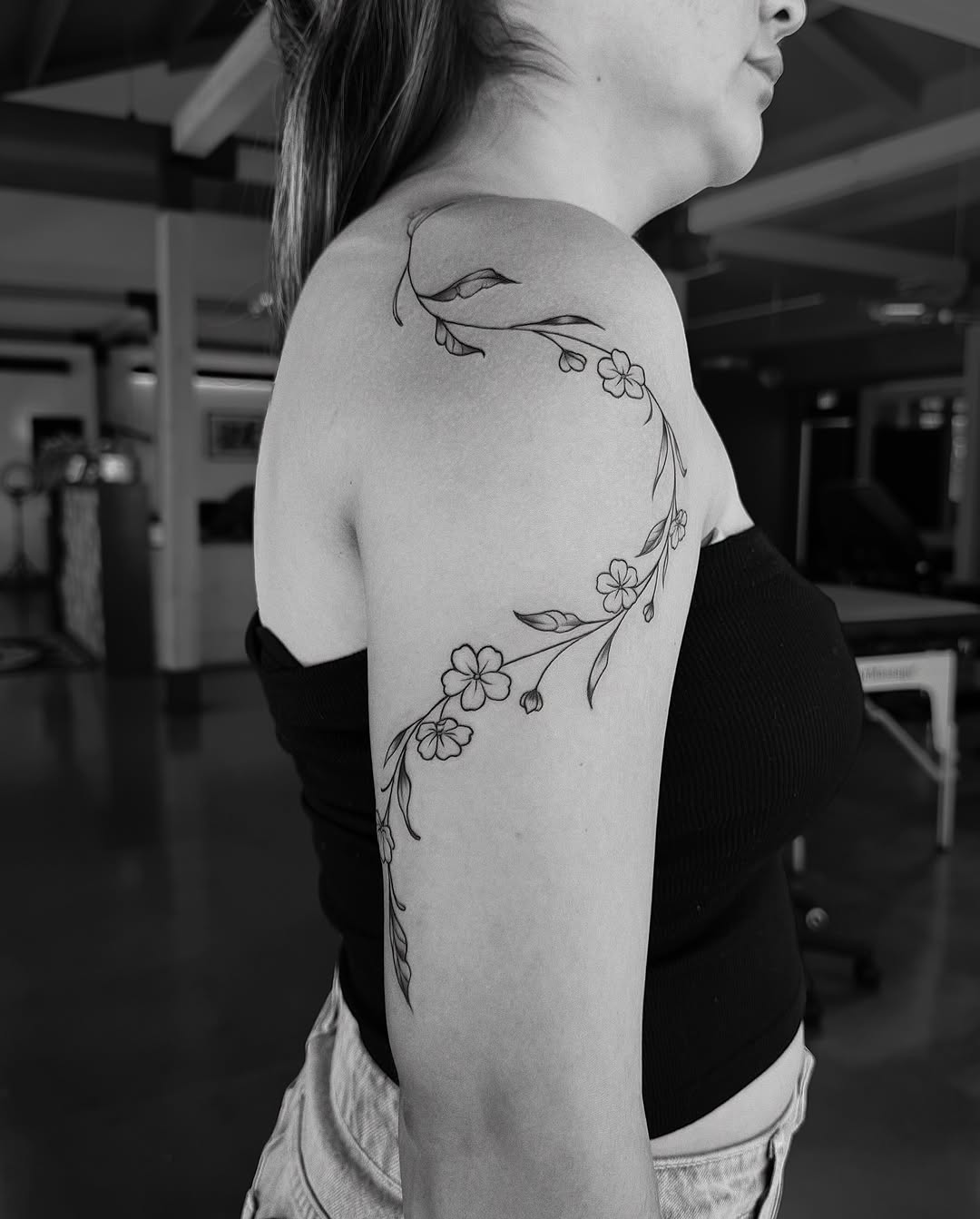 Tattoo by @jewels_inks โ fine_line