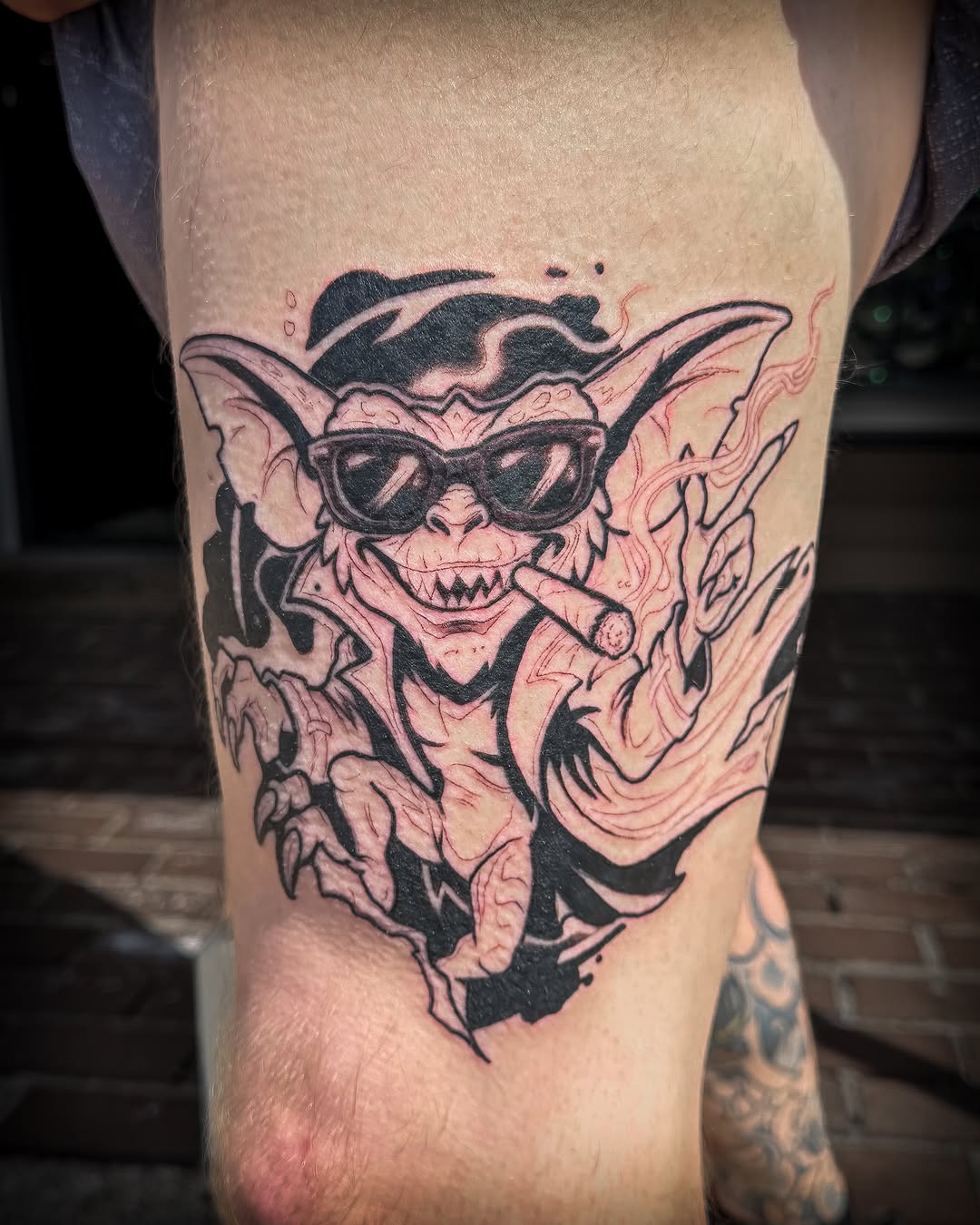 Tattoo by @tatsbyjesse — new_school, blackwork