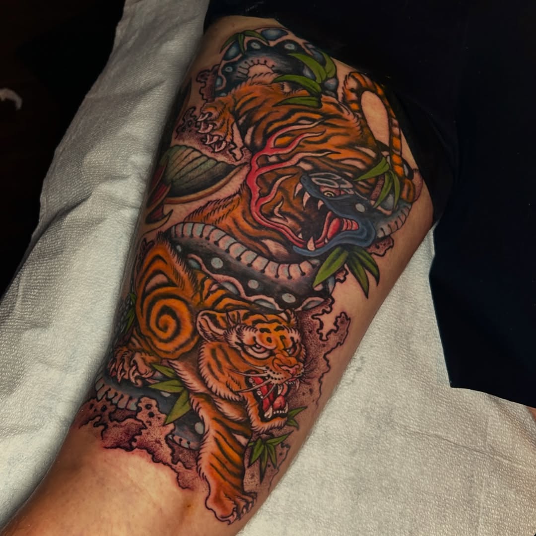Tattoo by @tatmccoy — japanese_irezumi, illustrative