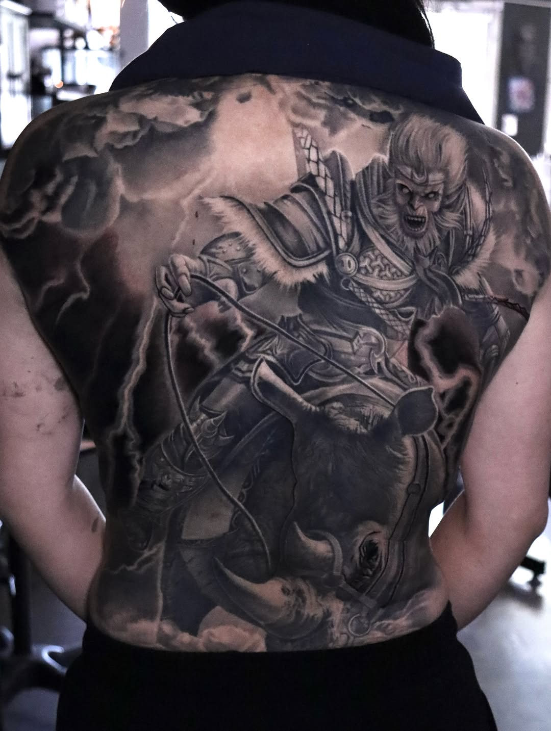 Tattoo by @crisp_ink โ realism, black_and_grey